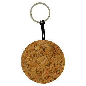 Jubilee 2025 cork keychain with logo, Italian