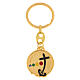 Golden metal key ring of Jubilee 2025, anchor-shaped cross by Endless, 1.2 in s1