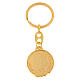 Golden metal key ring of Jubilee 2025, anchor-shaped cross by Endless, 1.2 in s2