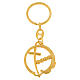Chaveiro 4 cm Jubileu dourado cruz âncora Endless s2