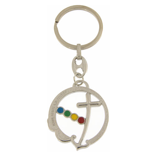 Jubilee anchor cross keyring metal 3 cm, Endless 1