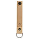 Portachiavi Prima Comunione h 8 cm cuoio uva spiga pirografata s2
