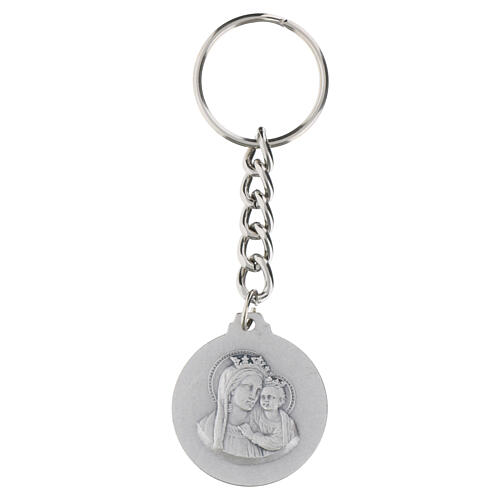 Portachiave Papa Leone XIV Madonna Buon Consiglio 32 mm 2