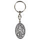 Coloured zamak keyring with Saint Michael the Archangel, 1.8 in s2