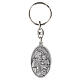 Holy Family and St Joseph keychain 4.5 cm silver-plated s2