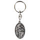 Llavero religioso 4,5 cm medalla zamak plateada San Cristóbal s1