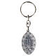 Porte-clés Vierge Miraculeuse 4,5 cm argenté s2