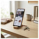 St Francis of Assisi Keychain and Smartphone Stand, 3x8 cm s2