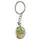 Chaveiro Papa Leão XIV dupla face 24 mm com Basílica Vaticana s2