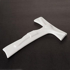 Crucifijo Tau estilizado Francesco Pinton 15-18-26 cm s4