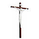 Crucifixo porcelana madeira Francesco Pinton 33 cm s3