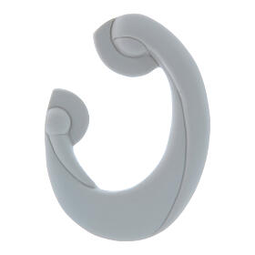 Flachrelief Pinton Madonna mit Kind aus weißer Porzellan 19X13 cm