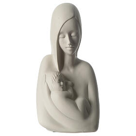 Skulptur aus Porzellan Mutterschaft von Francesco Pinton, 22 cm