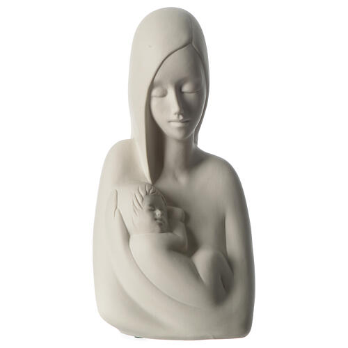 Skulptur aus Porzellan Mutterschaft von Francesco Pinton, 22 cm 1