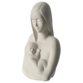 Skulptur aus Porzellan Mutterschaft von Francesco Pinton, 18 cm