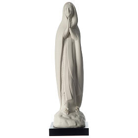 Skulptur aus Porzellan Erscheinung der Mutter Gottes in Lourdes von Francesco Pinto, 33 cm