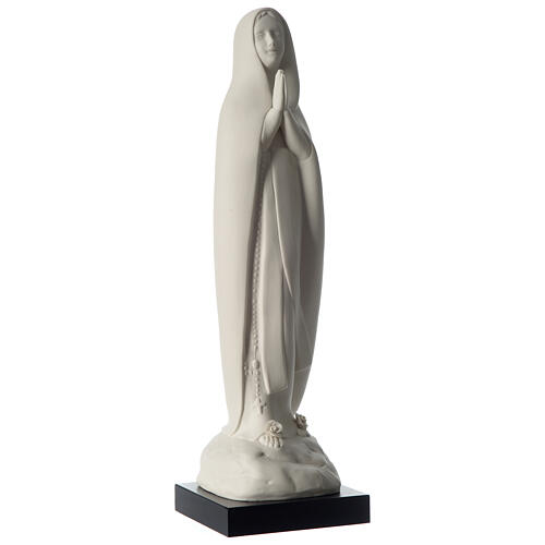 Skulptur aus Porzellan Erscheinung der Mutter Gottes in Lourdes von Francesco Pinto, 33 cm 3