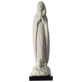 Porcelain stylized Our Lady of Lourdes statue 13 inches Pinton