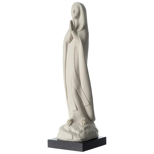 Porcelain stylized Our Lady of Lourdes statue 13 inches Pinton 2