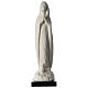 Porcelain stylized Our Lady of Lourdes statue 13 inches Pinton s1