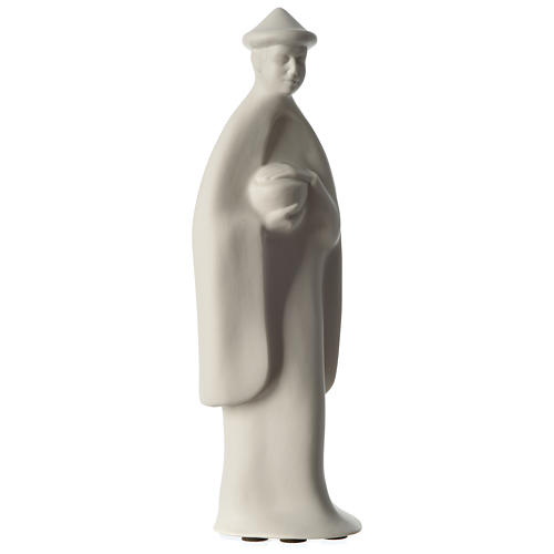 Rei Mago de pé para presépio de porcelana Francesco Pinton com figuras 40 cm altura média 3