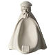 White porcelain Wise King in adoration 15.7 inc Pinton s1