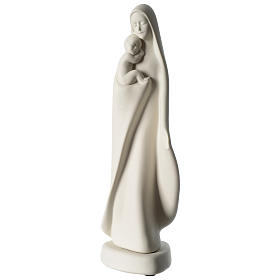 Madonna con bambino in piedi 48 cm porcellana Pinton