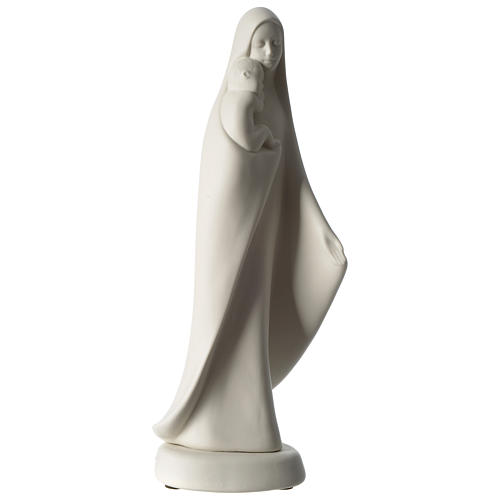 Our Lady with Child in porcelain, standing 48 cm Francesco Pinton 1