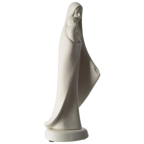 Our Lady with Child in porcelain, standing 48 cm Francesco Pinton 3