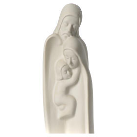 Holy Family in White Porcelain 37 cm