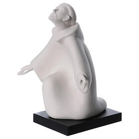 Skulptur aus Porzellan Papst Franziskus von Francesco Pinton, 24 cm