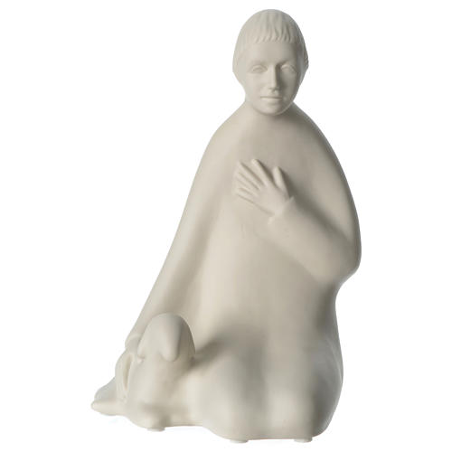 Shepherd for 55 cm Nativity scene in porcelain Francesco Pinton 1