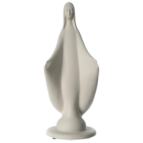 Sainte Vierge bras ouverts porcelaine 29 cm Pinton 1