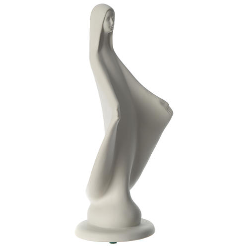 Our Lady with open arms in porcelain 29 cm, by Francesco Pinton 3