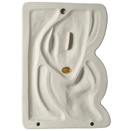 Madonna mit Kind Flachrelief Porzellan 40 cm Pinton 4