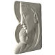Madonna con bambino bassorilievo porcellana 40 cm Pinton s3