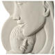 Madonna with Child bas-relief in porcelain 16 in by Francesco Pinton s2