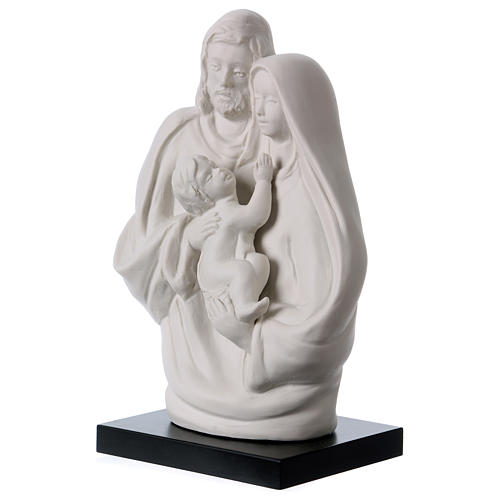 Holy Family in white porcelain 19 cm 3