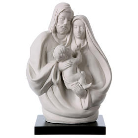 Holy Family statue in white porcelain 7 in