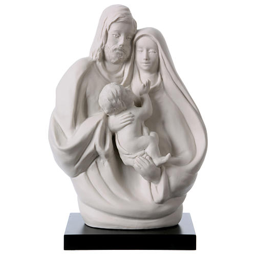 Holy Family statue in white porcelain 7 in 1