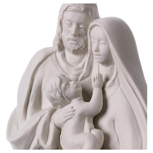 Holy Family statue in white porcelain 7 in 2
