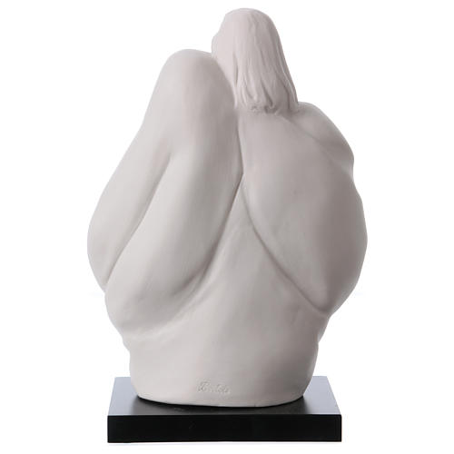 Holy Family statue in white porcelain 7 in 5