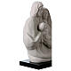 Holy Family statue in white porcelain 7 in s4