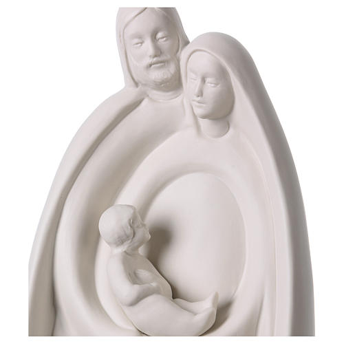 Holy Family in white porcelain 37 cm 2