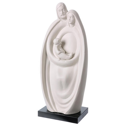 Imagem da Sagrada Família em porcelana 37 cm 3