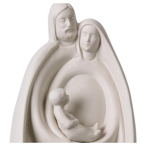 Holy Family in white porcelain 33 cm 2