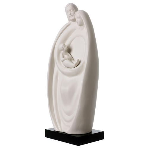 Statua della Sacra Famiglia in porcellana 33 cm 3