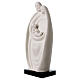 Imagem da Sagrada Família porcelana branca 33 cm s3