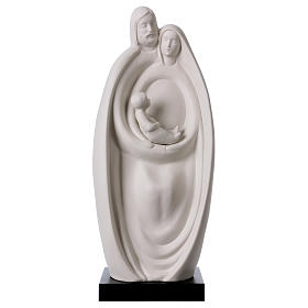Holy Family statue in white porcelain 13 in