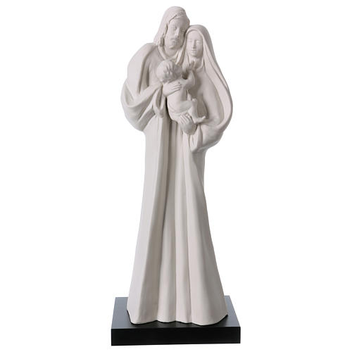 Holy Family in white porcelain 36 cm 1
